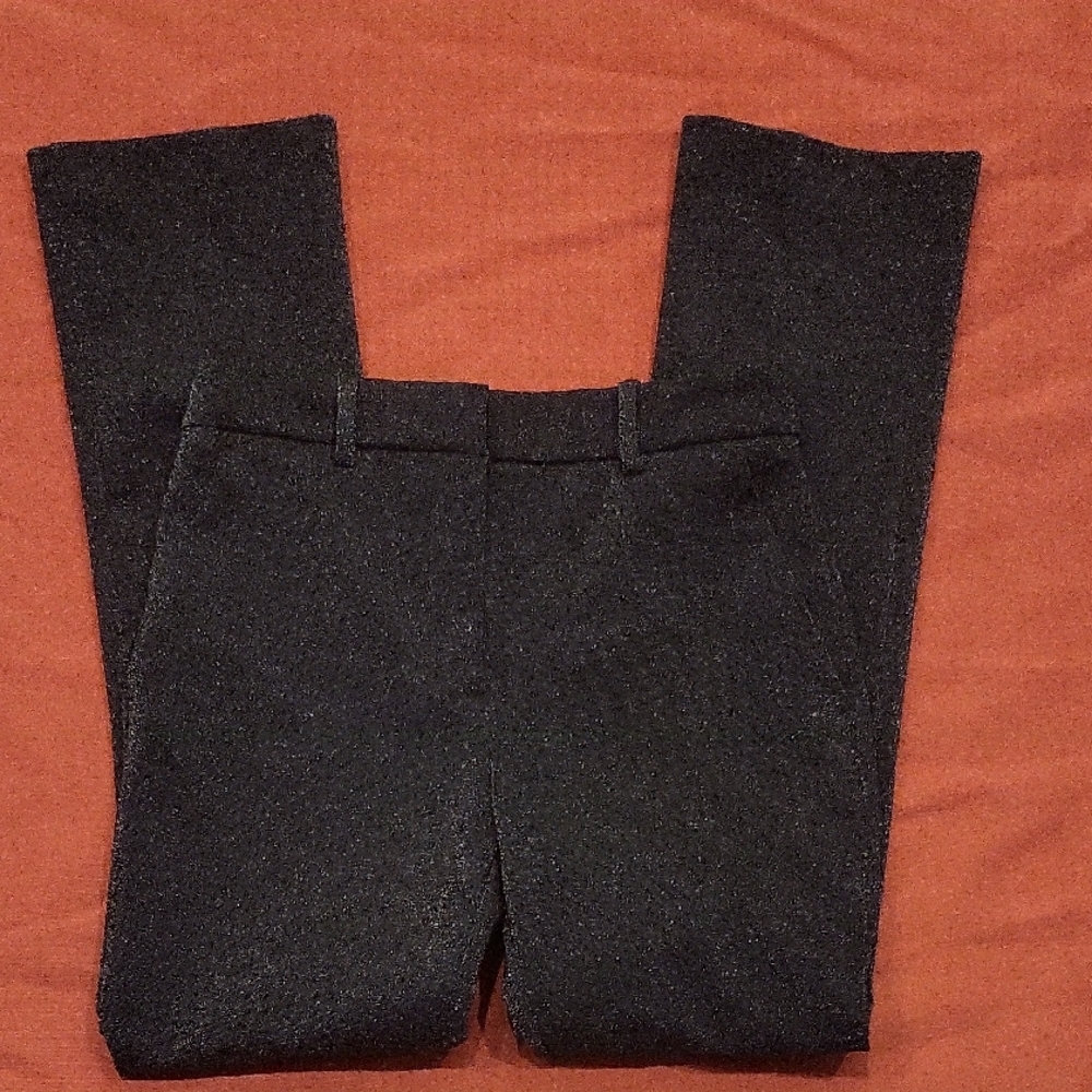 H&M Women's Black Sparkly Dress Pants
